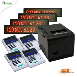 ชุดระบบคิว 4 ช่องบริการ+ป้ายไฟ