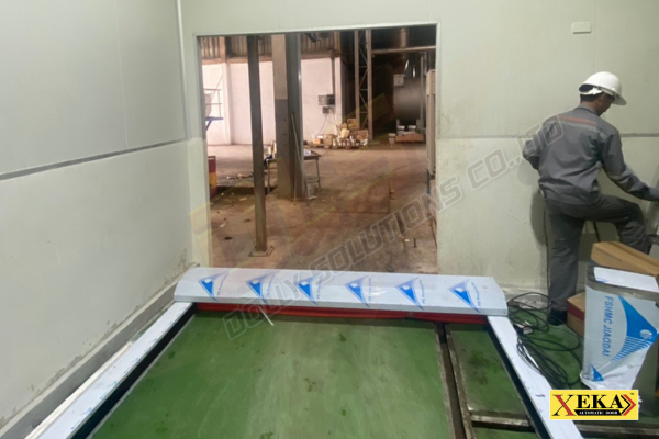 ผลงานการติดตั้ง ประตู PVC HDP13