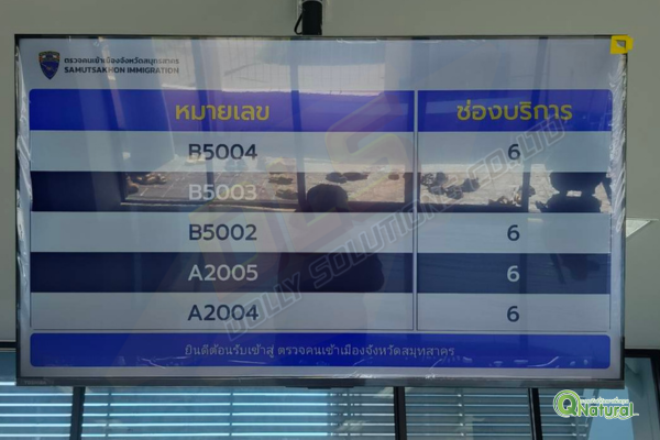 จอแสดงระบบคิว