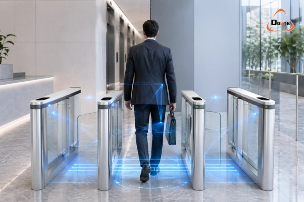 เครื่องกั้นบานสวิงอัตโนมัติ