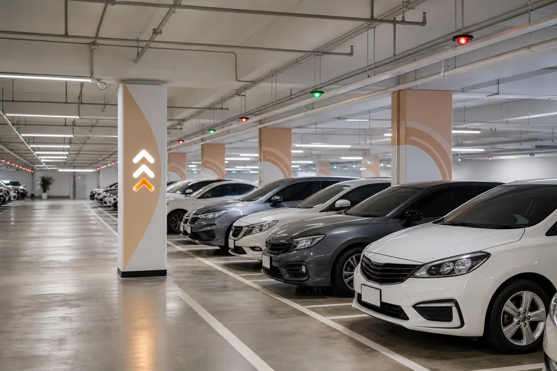 ระบบไม้กั้นรถยนต์เชื่อมต่อ Smart Parking และระบบบริหารลานจอดรถ