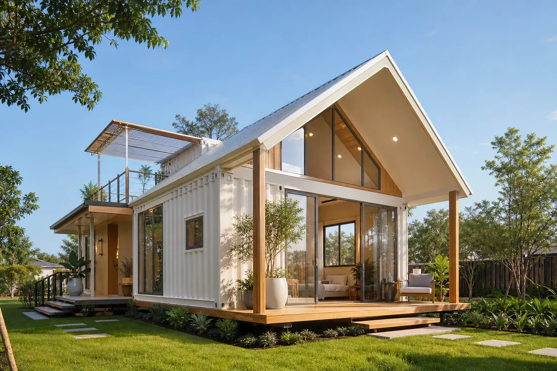 บ้านน็อคดาวน์ทรงนอร์ดิก The Easy House
