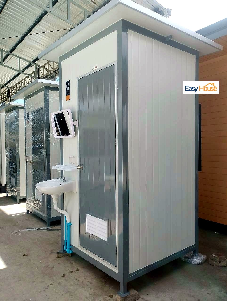 ห้องน้ำสำเร็จรูป ตู้เดี่ยว Muji Toilet TEH-TL03ที่ บริษัท ทีทีวาย เอ็นจิเนียริ่ง จำกัด (สำนักงานใหญ่)